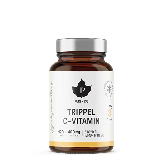 Trippel C-vitamin 120 kapslar