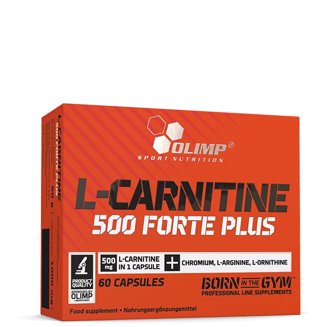 L-Carnitine 500 Forte Plus, 60 caps